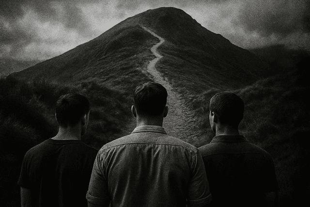 Men supporting each other